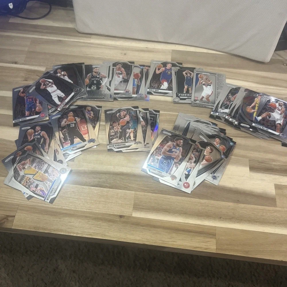 NBA Monopoly Player Cards ( 41 cards ) Prizm 2024-2025 without inserts